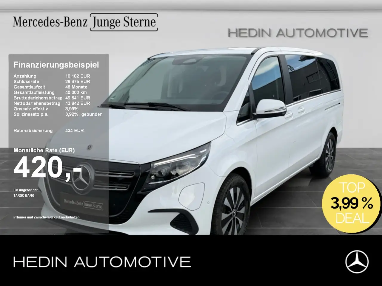 Mercedes-Benz EQV AVANTGARDE Lang BURM|AIRMATIC|360°|DISTR — photo 1 of 26