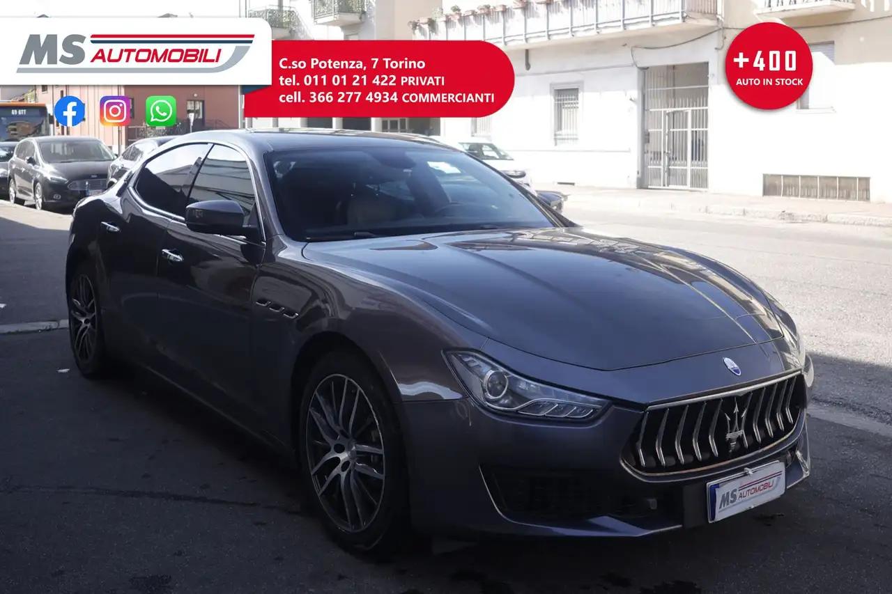 Maserati Ghibli Maserati Ghibli 3.0 V6 DS 250cv GranLusso PROMOZIONE Unicoproprietario — photo 1 of 21