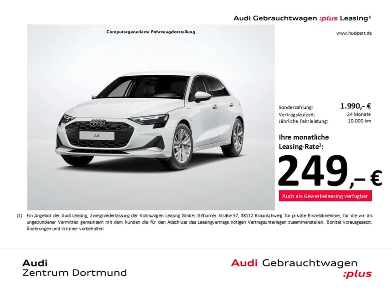 Audi A3 Sportback HYBRID advanced CAM ACC EKLAPPE NAVI+ — photo 1 of 15