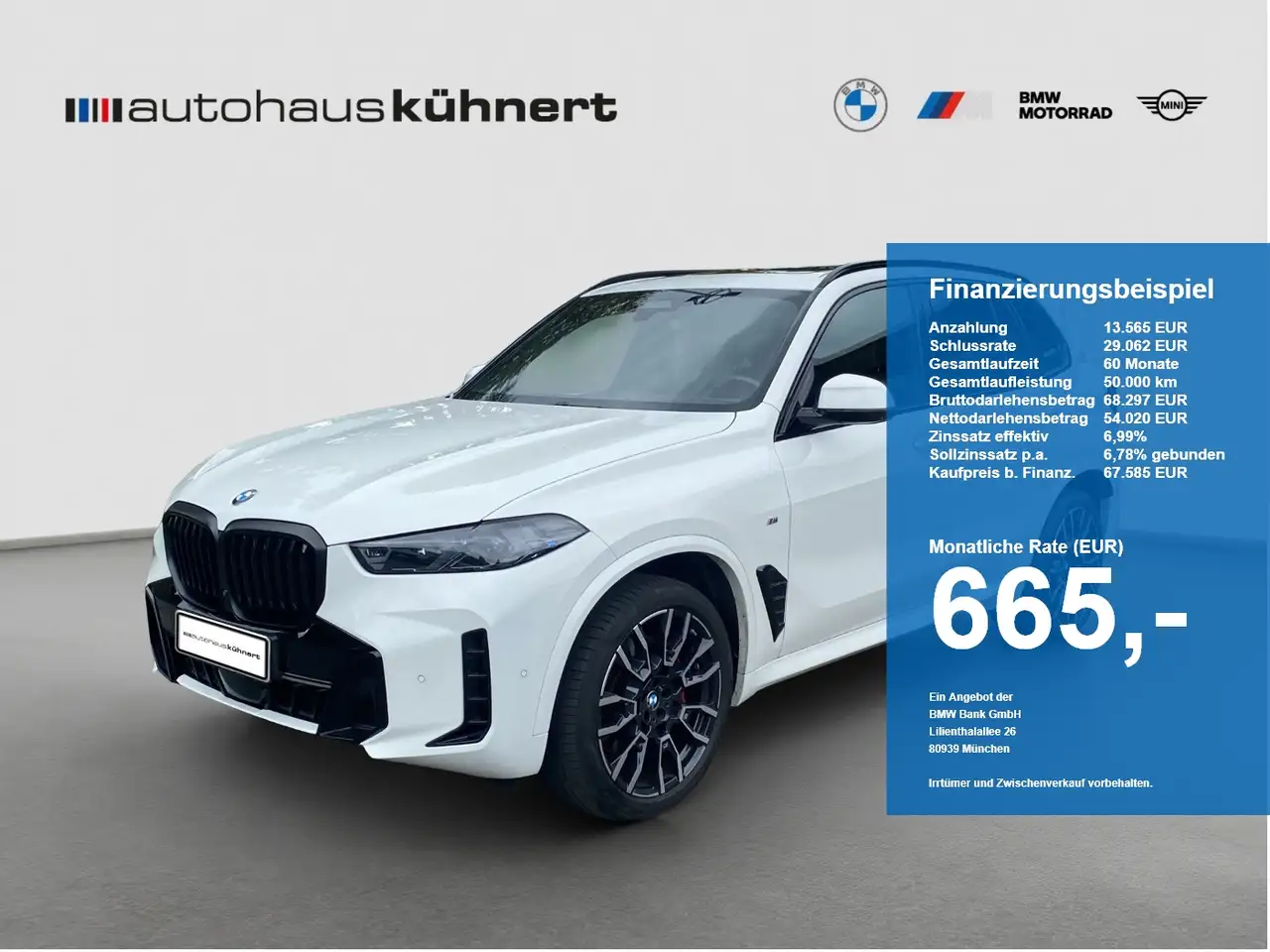 BMW X5 xDrive 30d M-Sport PRO ACC Luft Pano StHzg 360° — photo 1 of 20