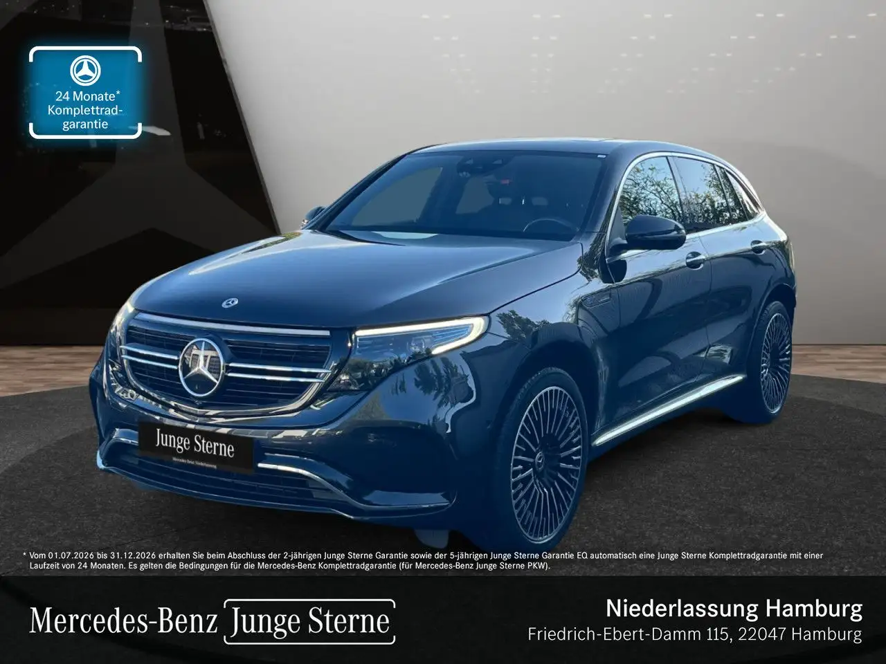 Mercedes-Benz EQC 400 4M AMG+AHK+MULTIBEAM+FAHRASS+BURMESTER — photo 1 of 21