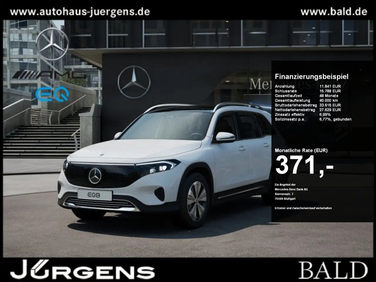 Mercedes-Benz EQB 250 + Progressive+Panoramadach+LED+Easy Pack — photo 1 of 10