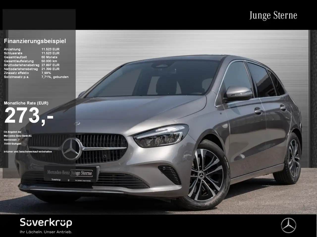 Mercedes-Benz B 220 d , PROGRESSIVE AHK KAMERA SPUR PDC SHZ — photo 1 of 15