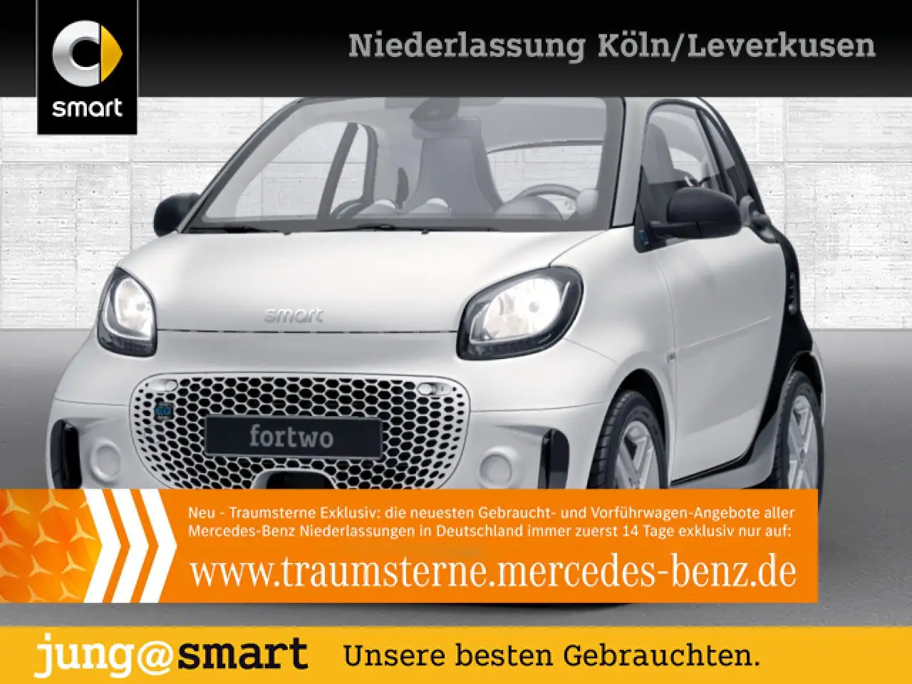 smart forTwo coupé 60kWed passion cool&Audio SHZ Tempom — photo 1 of 21