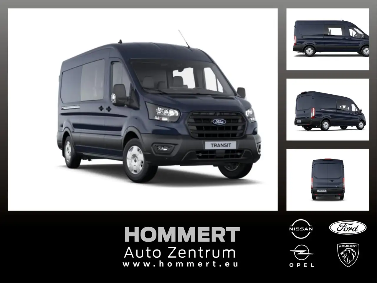 Ford Transit DoKa 350 L3 Trend 7-SITZE*AHK*SHZ*CAM — photo 1 of 13