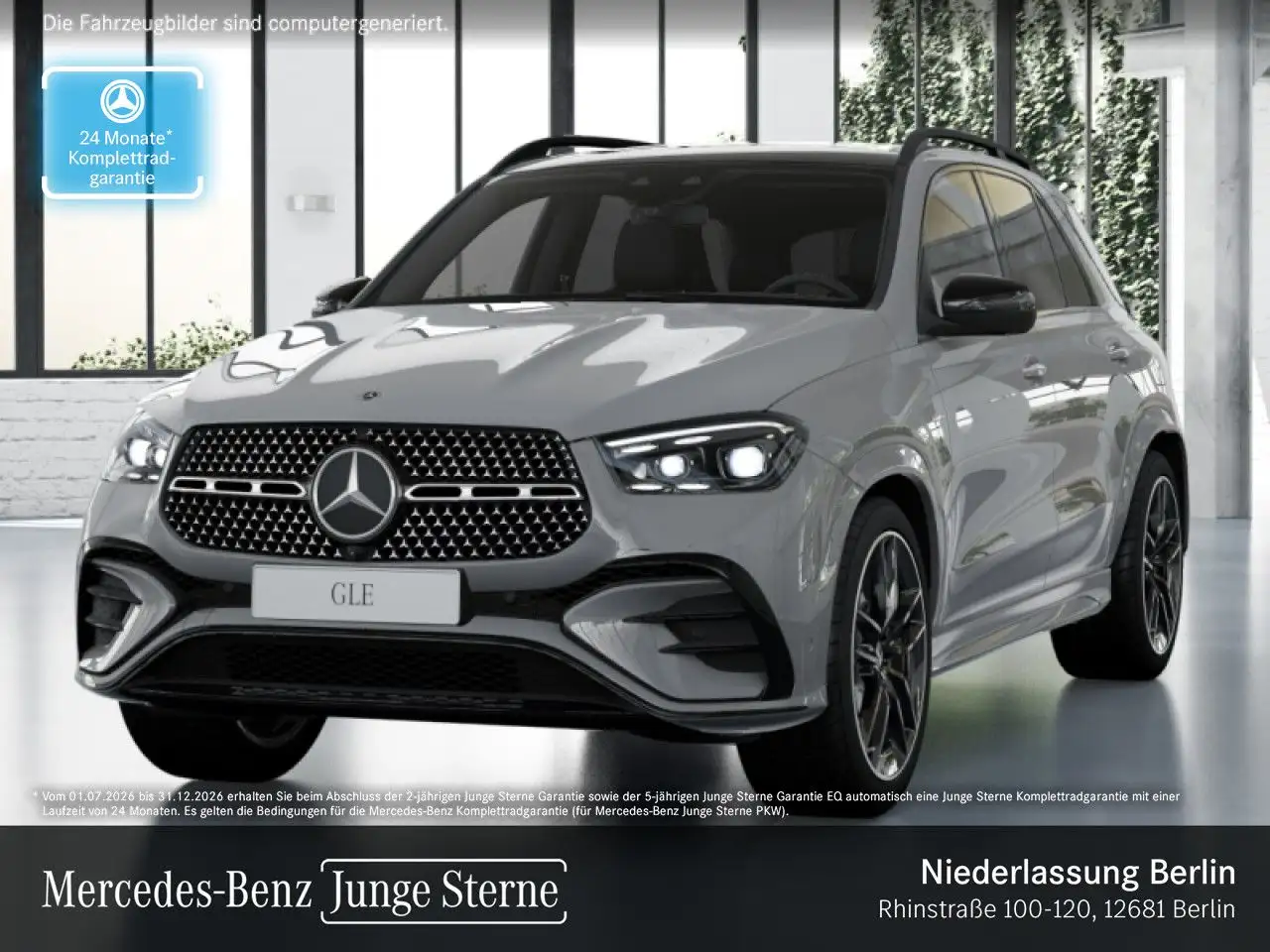 Mercedes-Benz GLE 350 de 4M AMG+NIGHT+PANO+360+AHK+MULTIBEAM+9G — photo 1 of 23