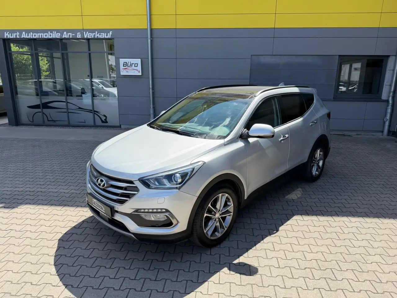 Hyundai SANTA FE blue Premium/ALLRAD/PANO/SOUNDS*/AHK — photo 1 of 30