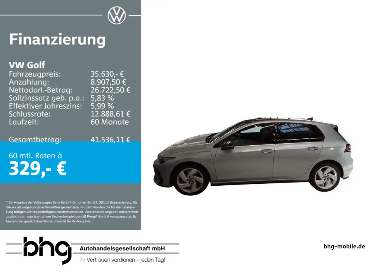 Volkswagen Golf GTE GTE — photo 1 of 3