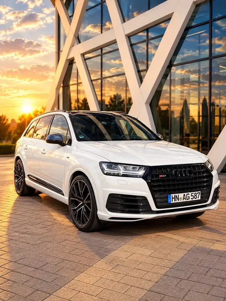 Audi SQ7 4.0TDI 435PS Matrix Kamera ACC Bose AHK SH Garanti — photo 1 of 20