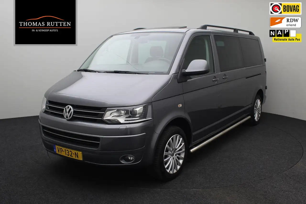 Volkswagen T5 Transporter 2.0 TDI BM L2H1 DC 2015 FULL OPTION | NAP | Schuif — photo 1 of 40