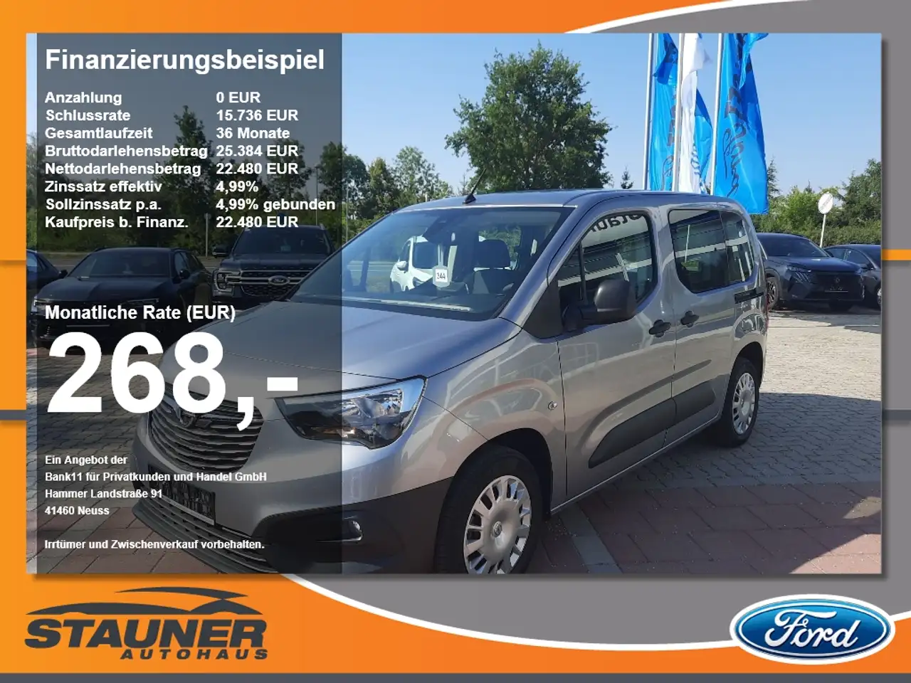 Opel Combo Life E 1.5 D Edition Navi Klima PDC — photo 1 of 31