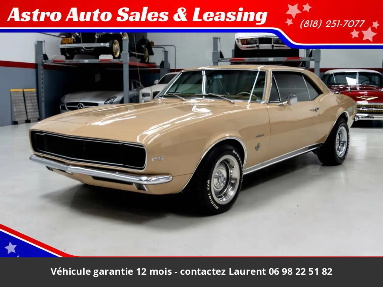 Chevrolet Camaro 1967 Convertible 350 CI V8 250 HP Code L48 2 ou 3 vitesses Tous compris — photo 1 of 40
