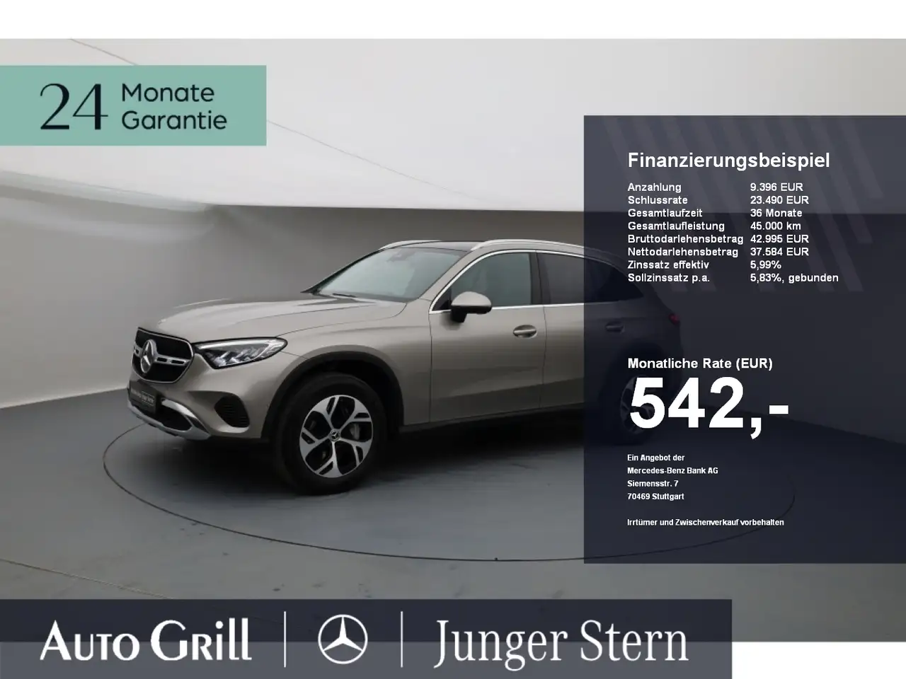 Mercedes-Benz GLC 400 e 4M Nappa AHK Burm Offroad Memo Pano — photo 1 of 30