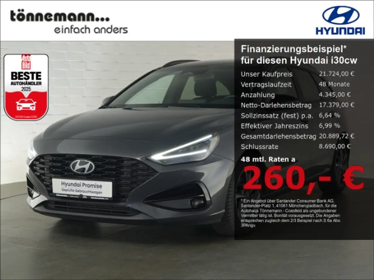 Hyundai i30 FACELIFT T-GDI ADVANTAGE PLUS 48V DCT+VOLL LED+NAV — photo 1 of 36