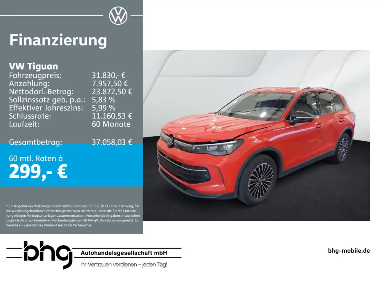 Volkswagen Tiguan Life 1,5 eTSI OPF 96 kW DSG — photo 1 of 2
