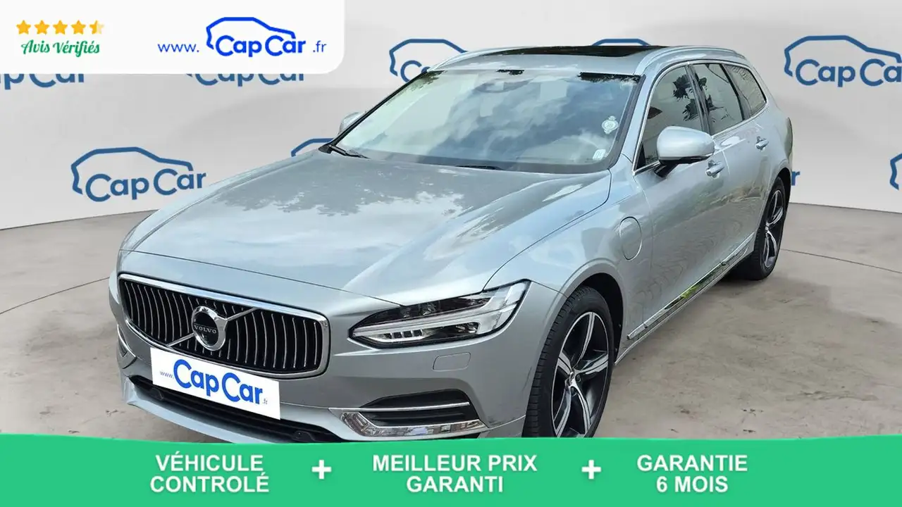 Volvo V90 2.0 T8 390 Hybride AWD Geartronic8 Inscription Luxe - Entretien constructeur Toit ouvrant — photo 1 of 29
