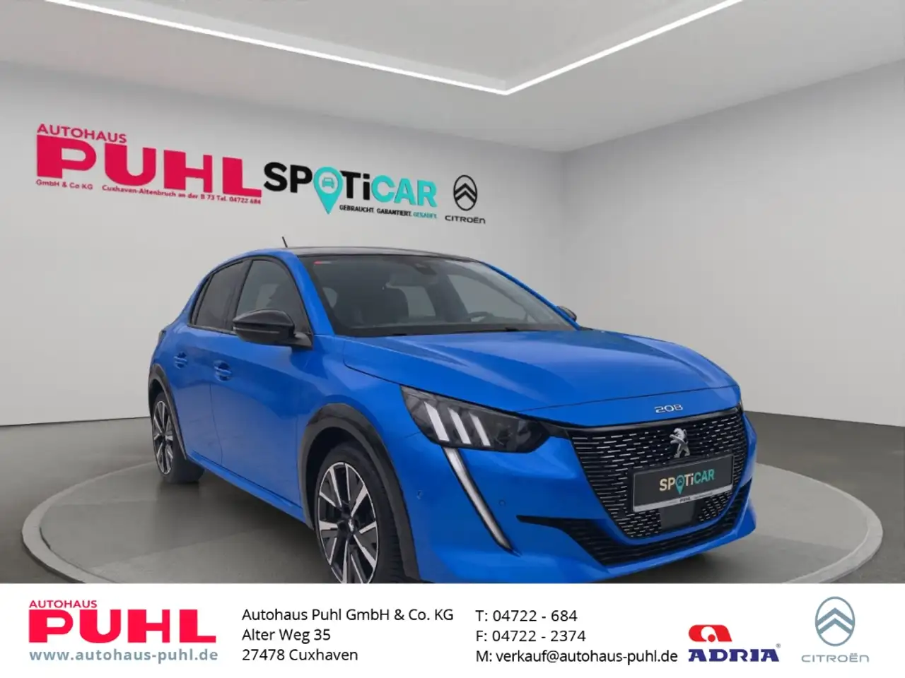 Peugeot 208 Navi LED ACC Klimaautom DAB SHZ Keyless Entry Spur — photo 1 of 15