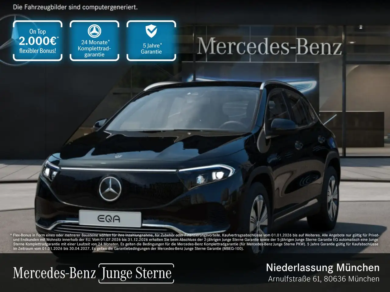 Mercedes-Benz EQA 250 PROG+ADVANCED+AHK+KAMERA+MEMORY+SPUR — photo 1 of 23