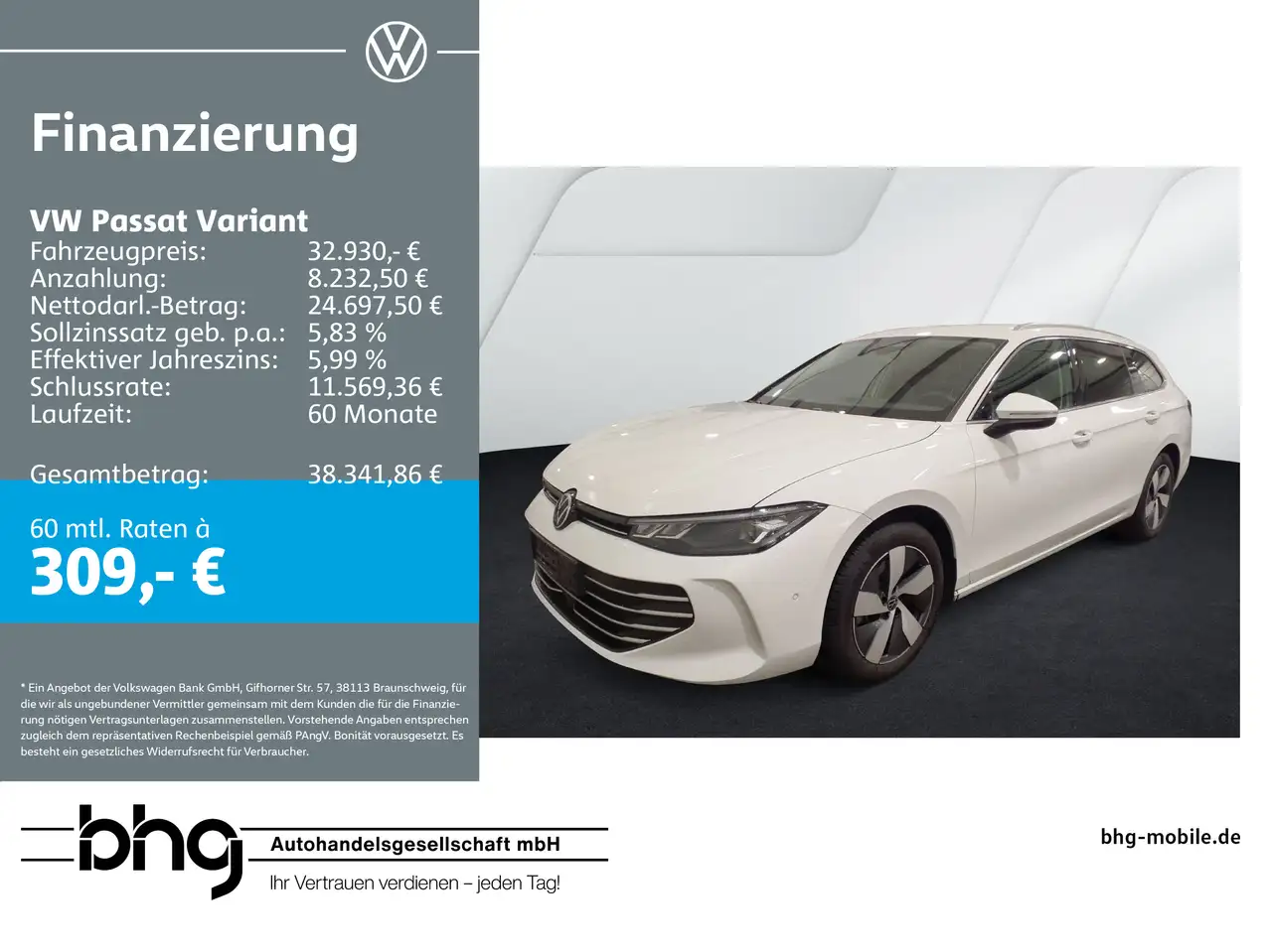 Volkswagen Passat Variant Passat Business 1,5 eTSI OPF 110 kW DSG — photo 1 of 2
