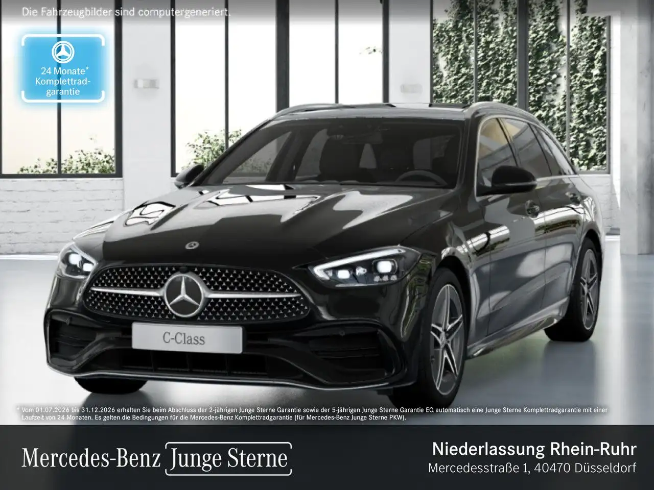 Mercedes-Benz C 220 d T AMG+PANO+KAMERA+KEYLESS+9G — photo 1 of 15