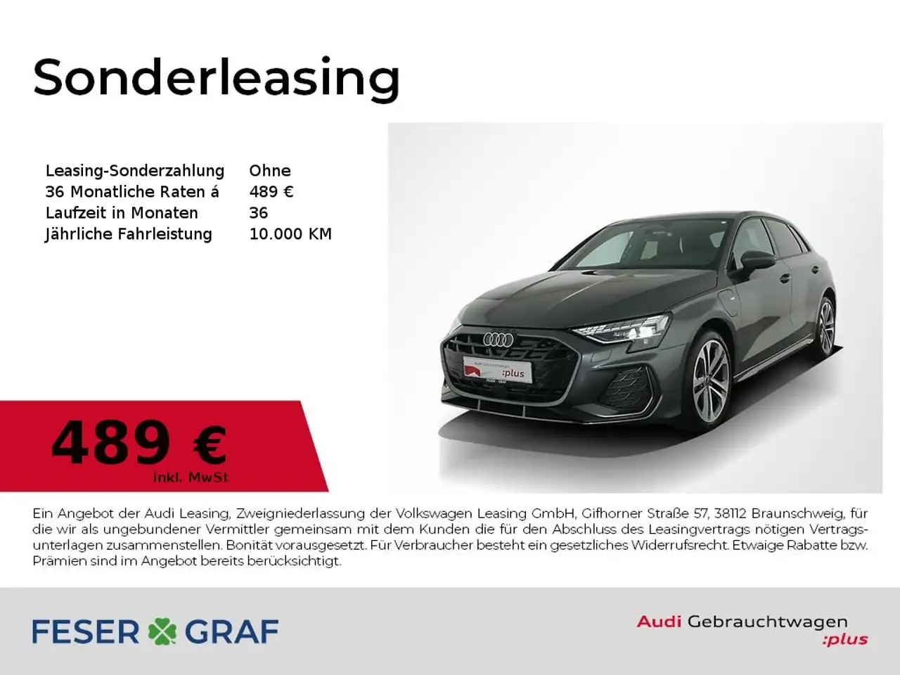 Audi A3 Sportback TFSI e S line virt.Cockpit/Navi plu — photo 1 of 17
