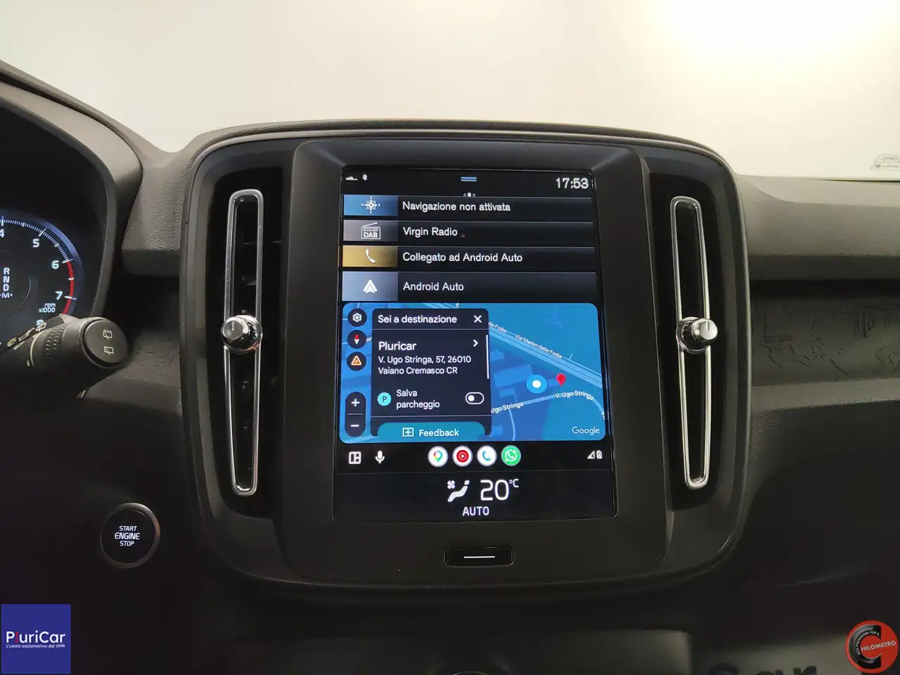 2022 Volvo XC40 T2 129 CV auto CarPlay/AndroidAuto Cruise FariLED, photograph 11