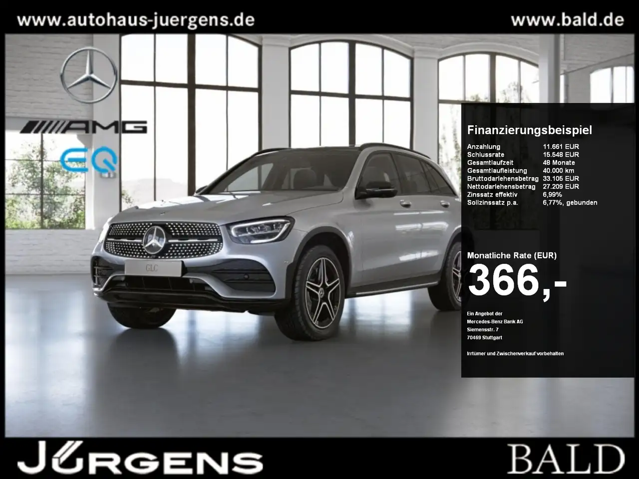 Mercedes-Benz GLC 300 de 4MATIC AMG-Sport+Pano+Urban+Distr+AHK — photo 1 of 10