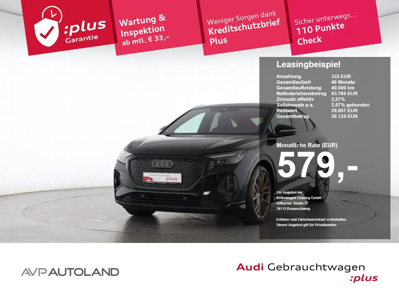 Audi Q4 e-tron Q4 Sportback 45 e-tron quattro S line | AHK | — photo 1 of 15