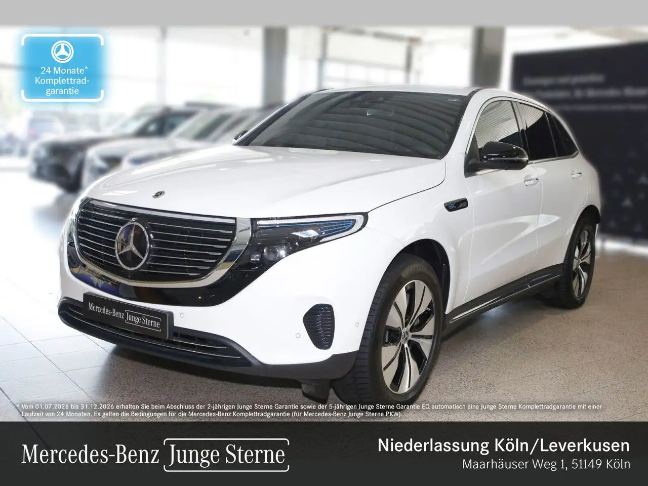 Mercedes-Benz EQC 400 4M 360+MULTIBEAM+FAHRASS+KEYLESS — photo 1 of 23