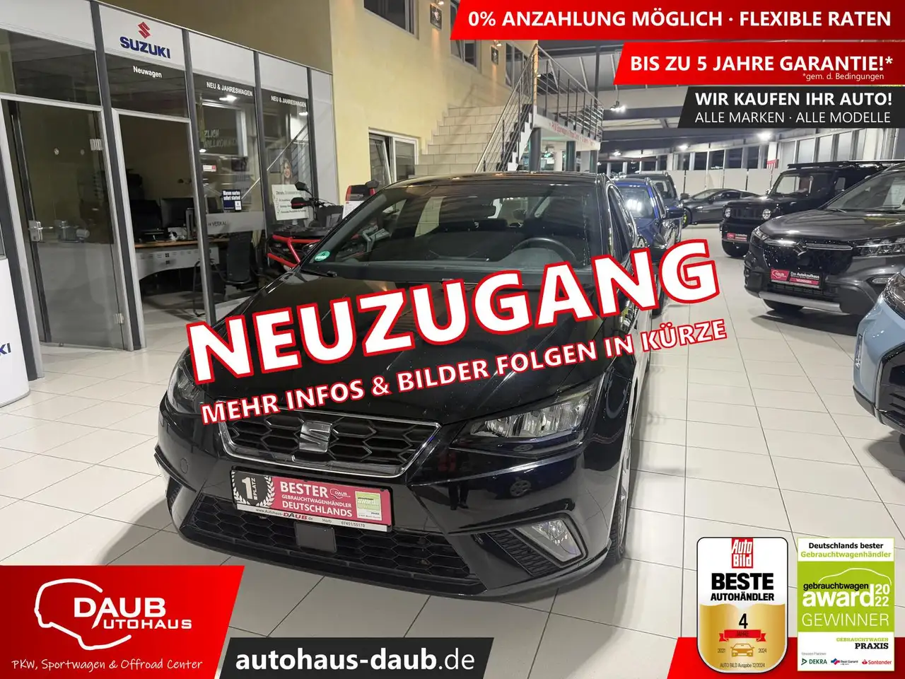 SEAT Ibiza 1.0 TGI FR+Navi+Alu+Klima+Sitzheizung+++ — photo 1 of 10