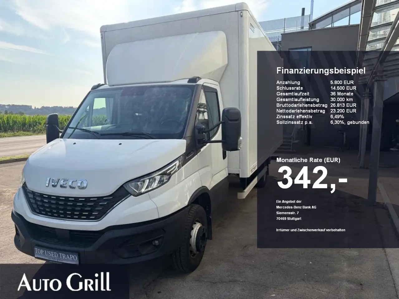 Iveco Daily 70C18 Koffer 3-Liter Automatik LBW StdHzg — photo 1 of 15