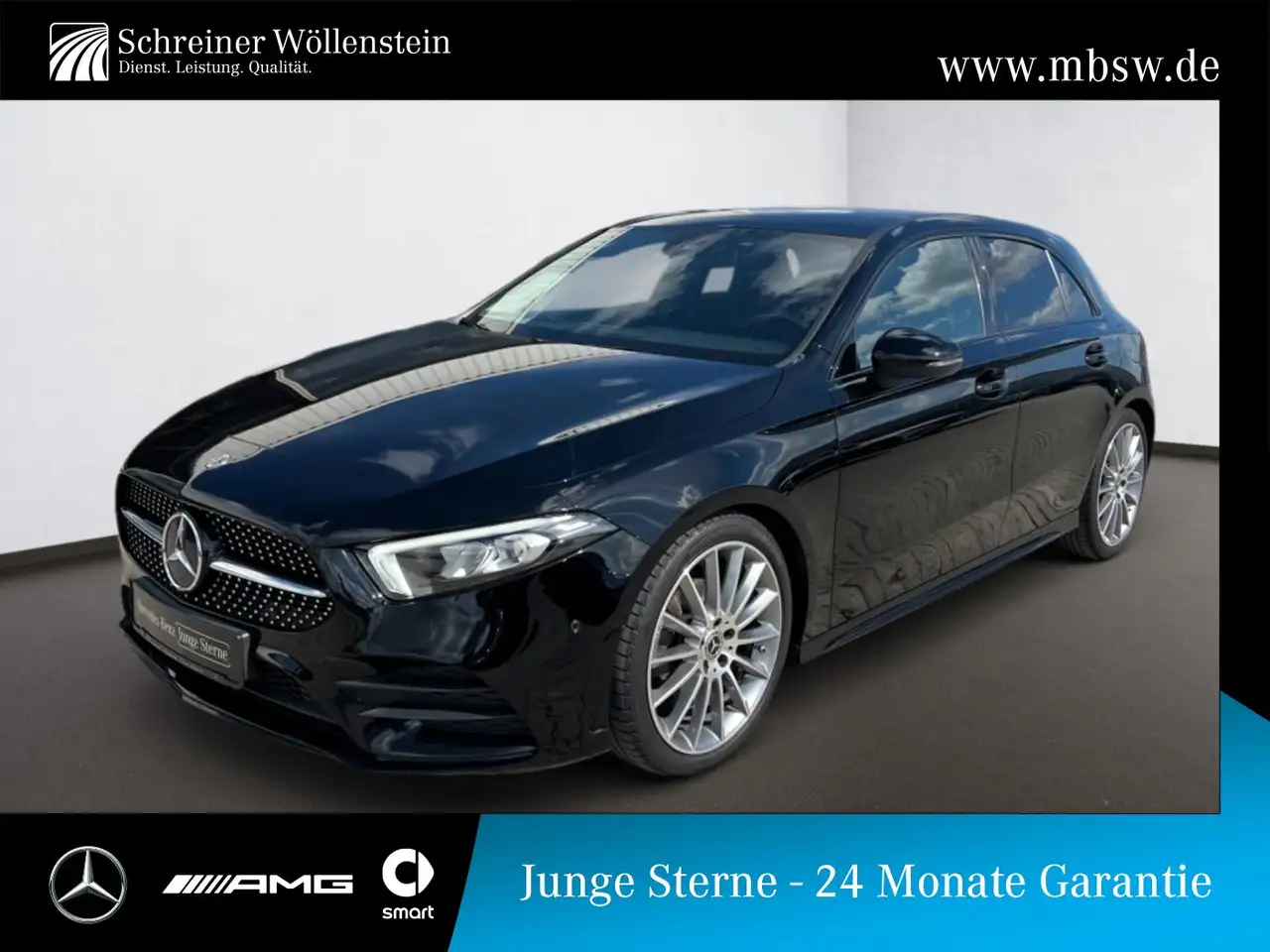 Mercedes-Benz A 180 AMG*Night*RKam*Ambi*LED*MBUX*CarPlay*Alu19 — photo 1 of 15