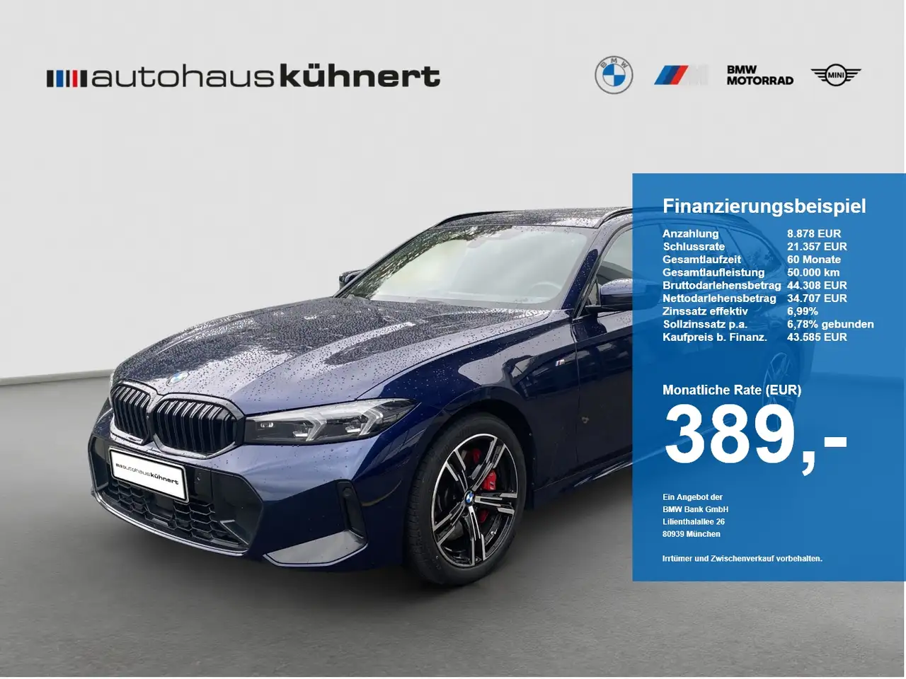 BMW 320 i Touring M-Sport PRO ACC SpurAss StHzg HiFi — photo 1 of 20