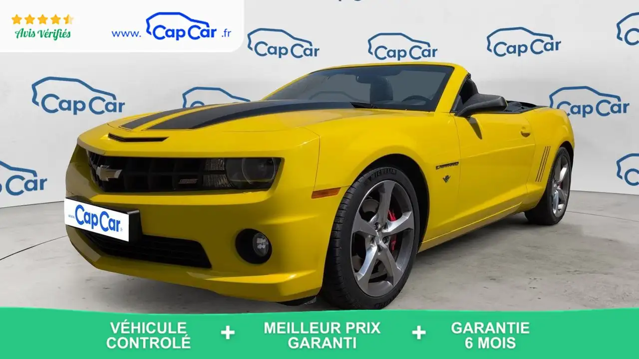Chevrolet Camaro Cabriolet V 6.2 V8 405 Ss - Première main Automatique — photo 1 of 29