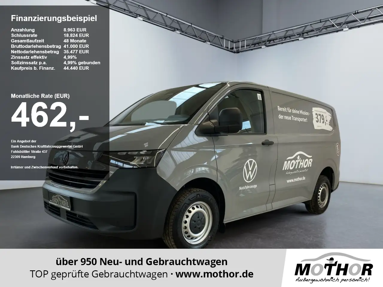 Volkswagen T7 Transporter Kasten 2.0 TDI AHK DynLicht — photo 1 of 15