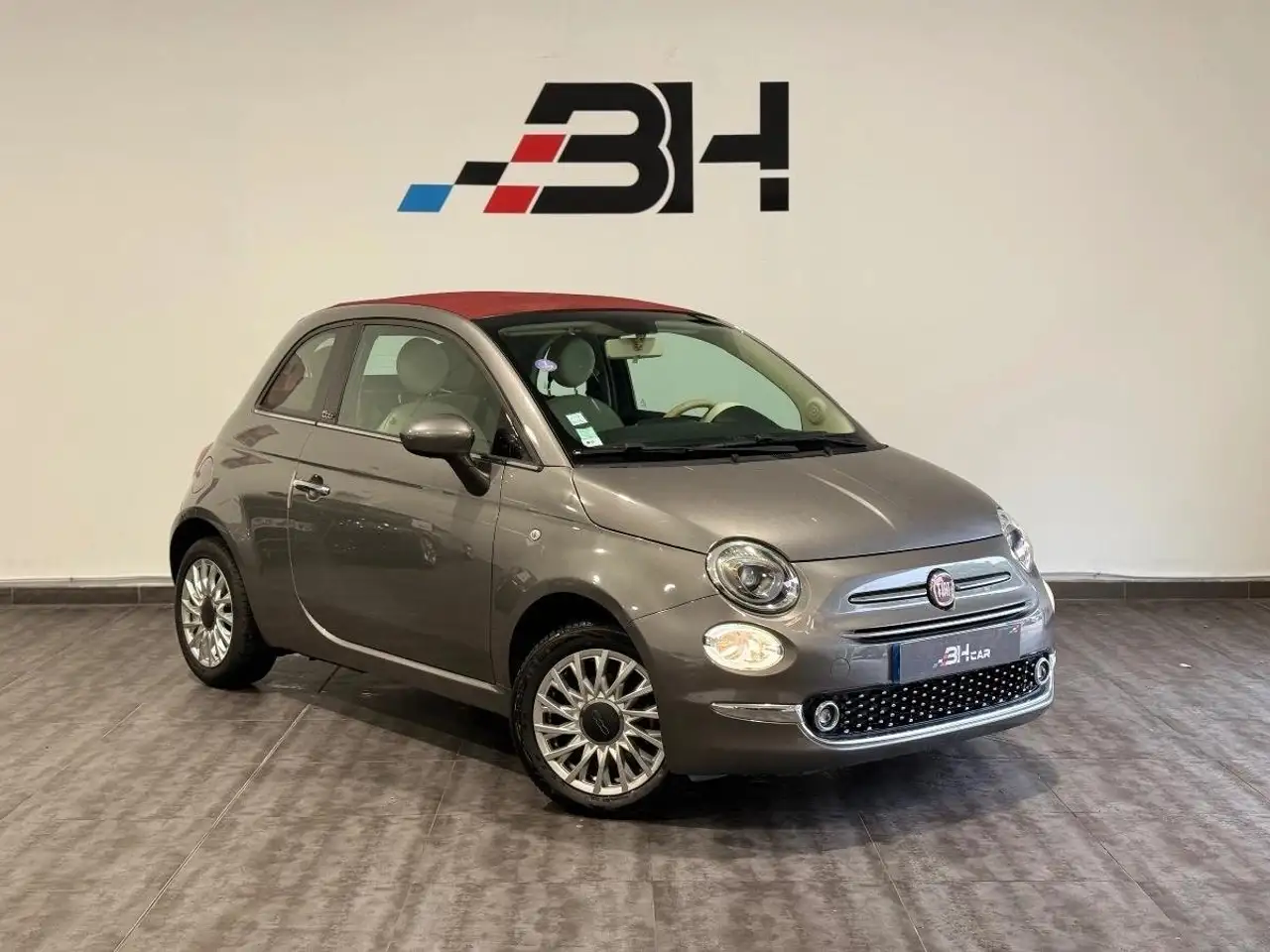 Fiat 500 CABRIOLET 1.2 70 LOUNGE DUALOGIC / 2 EME MAIN / FAIBLE KILOMETRAGE / SUIVI / GARANTIE/ — photo 1 of 31