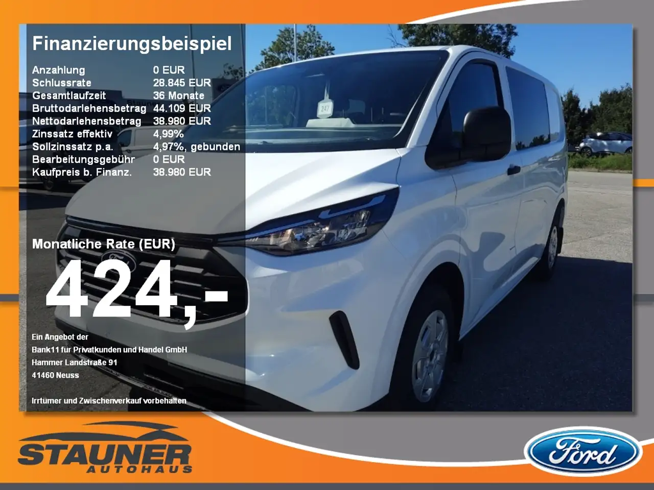 Ford Transit Custom Doka Trend 320L1 — photo 1 of 28