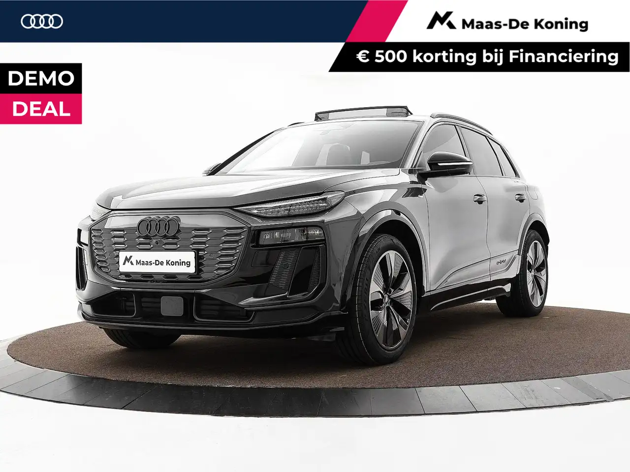 Audi Q6 e-tron 252pk S edition 83 kWh · SOH 97,5% · Panoramadak · — photo 1 of 33