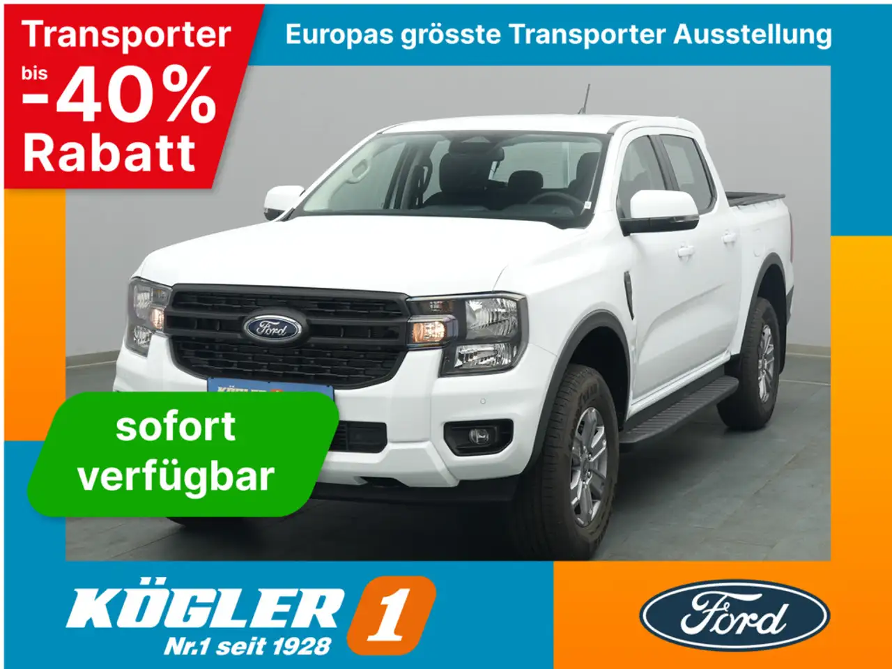 Ford Ranger Doka XLT 170PS/Winter-P./Techno-P. — photo 1 of 40