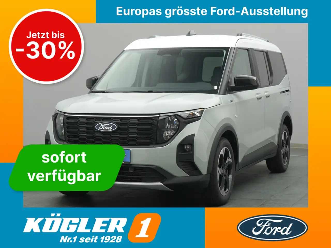 Ford Tourneo Courier Active 125PS Aut./Navi -15%* — photo 1 of 40