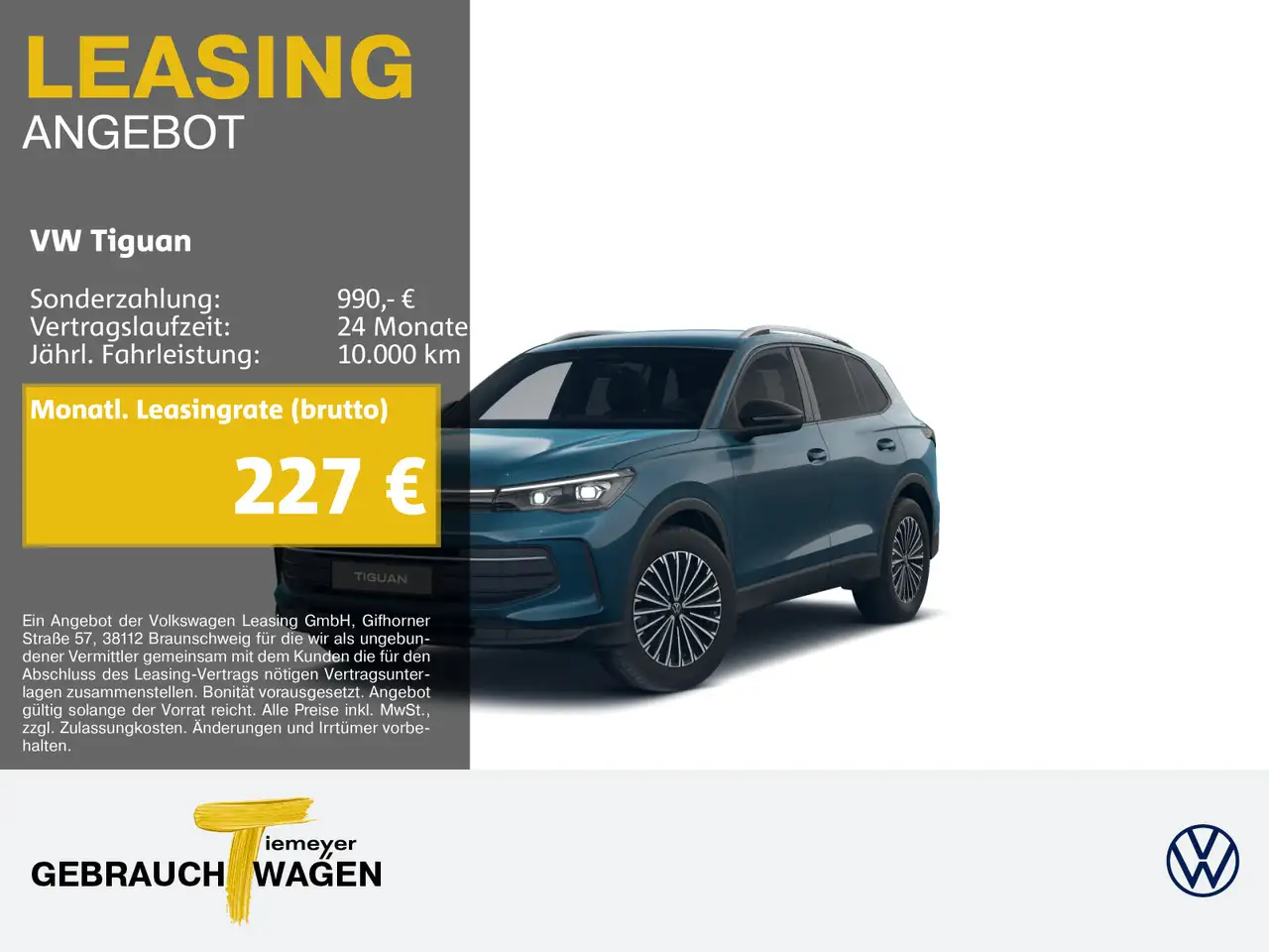 Volkswagen Tiguan 1.5 eTSI DSG GOAL MATRIX AHK 360° KEYLESS — photo 1 of 14