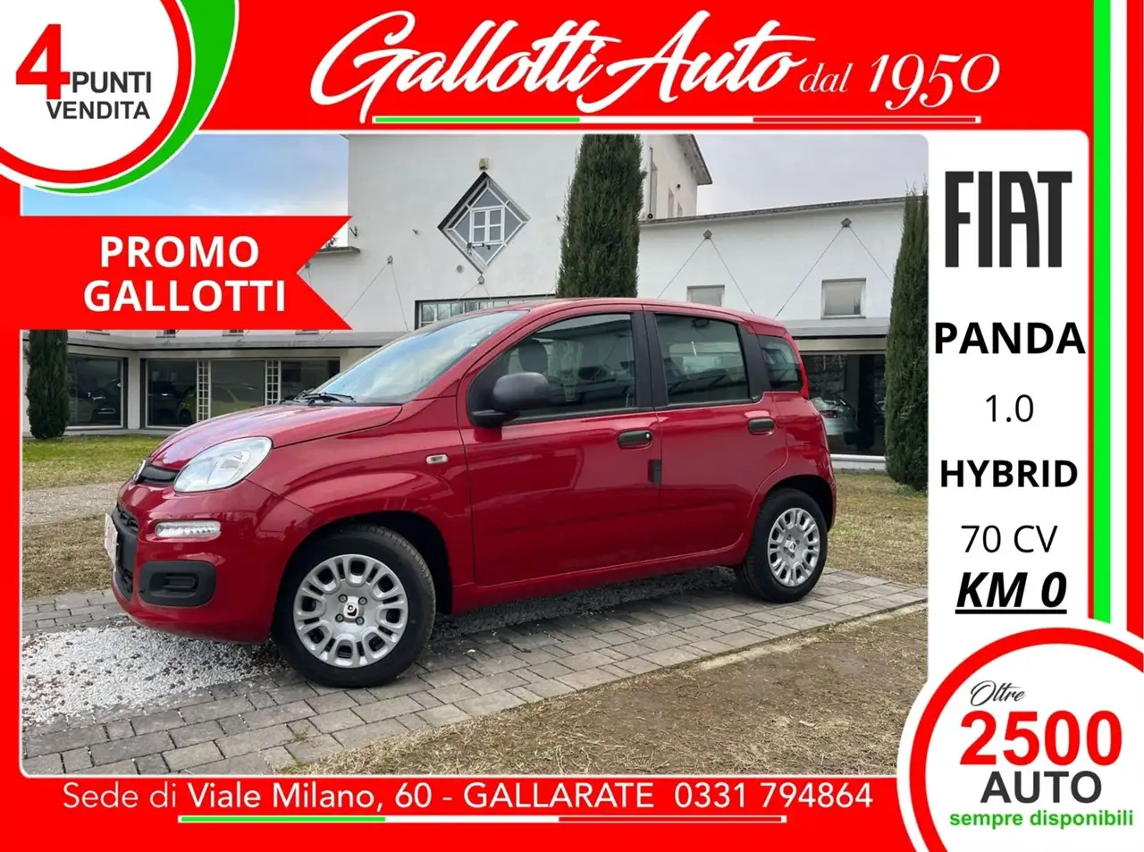 Fiat Panda 1.0 firefly Hybrid s&s 70cv - PRMO GALLOTTI — photo 1 of 15
