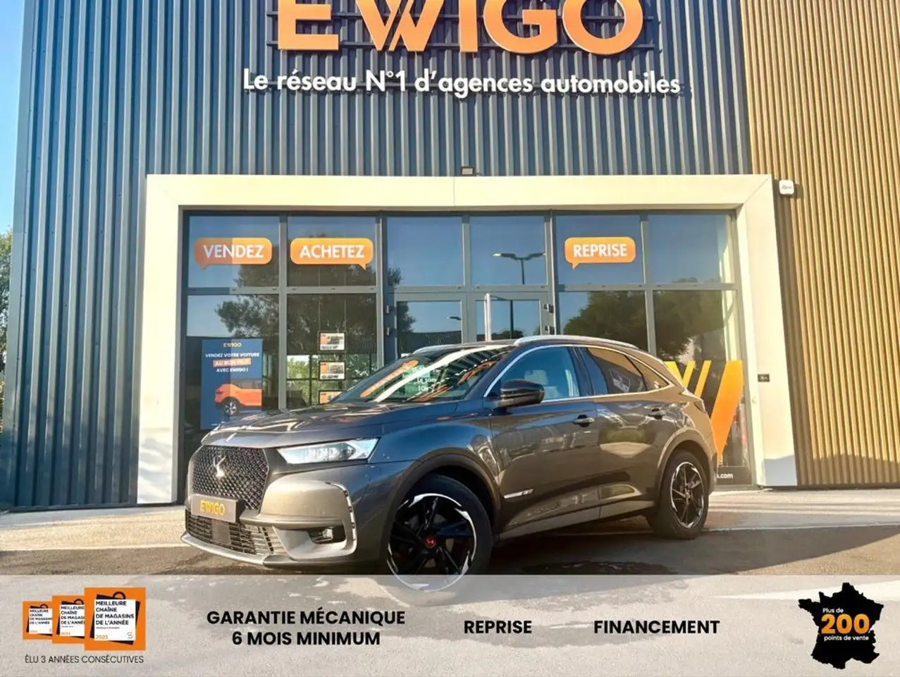 DS Automobiles DS 7 Crossback 1.5 bluehdi 130ch performance line bva caméra 360° distri ok — photo 1 of 30