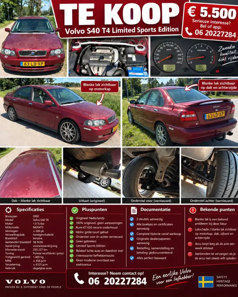 Volvo S40 S40 2.0 T4 — photo 1 of 1