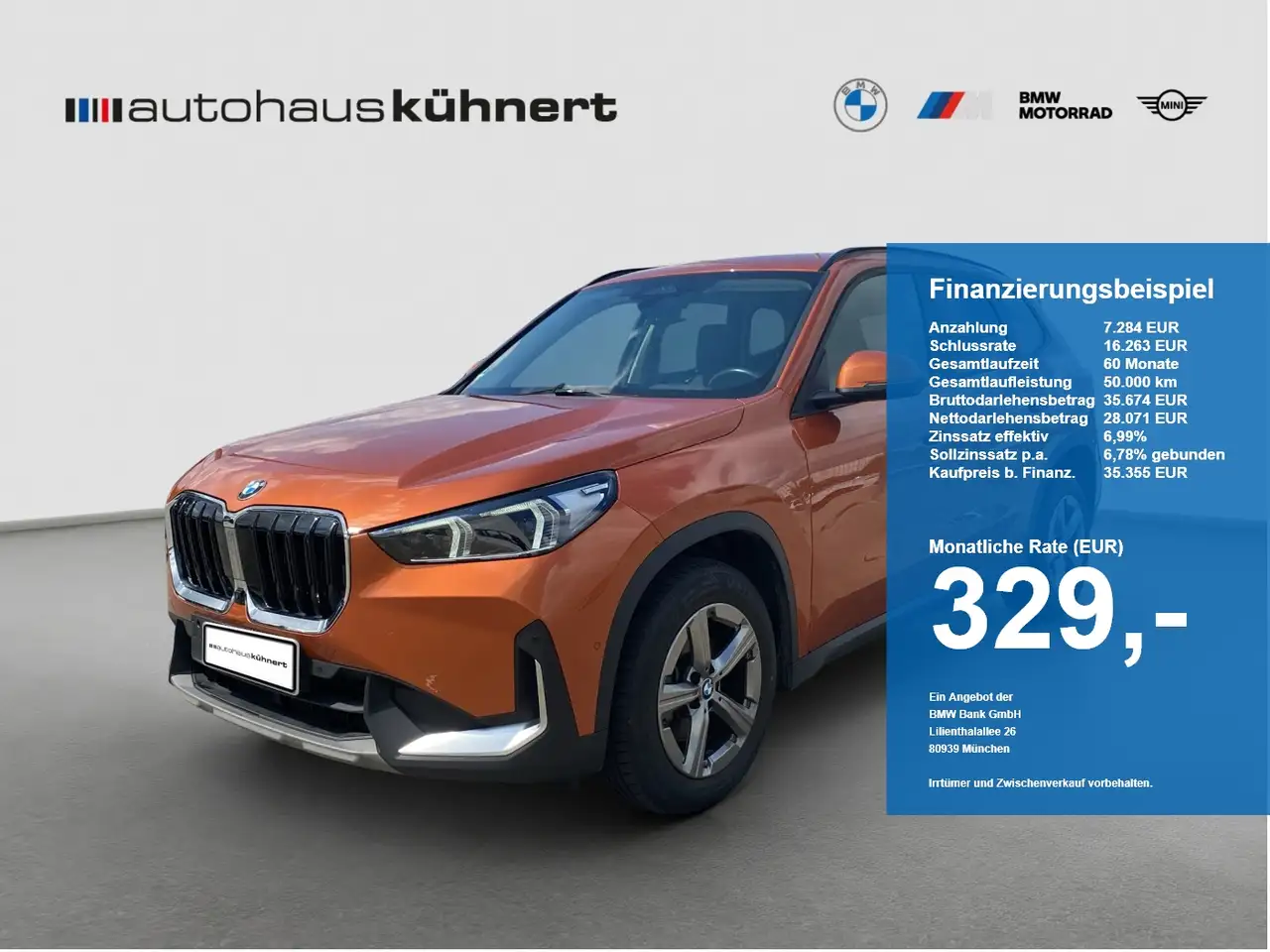 BMW X1 xDrive20d AHK/ACC/SpurAss/360°/Head-Up — photo 1 of 15