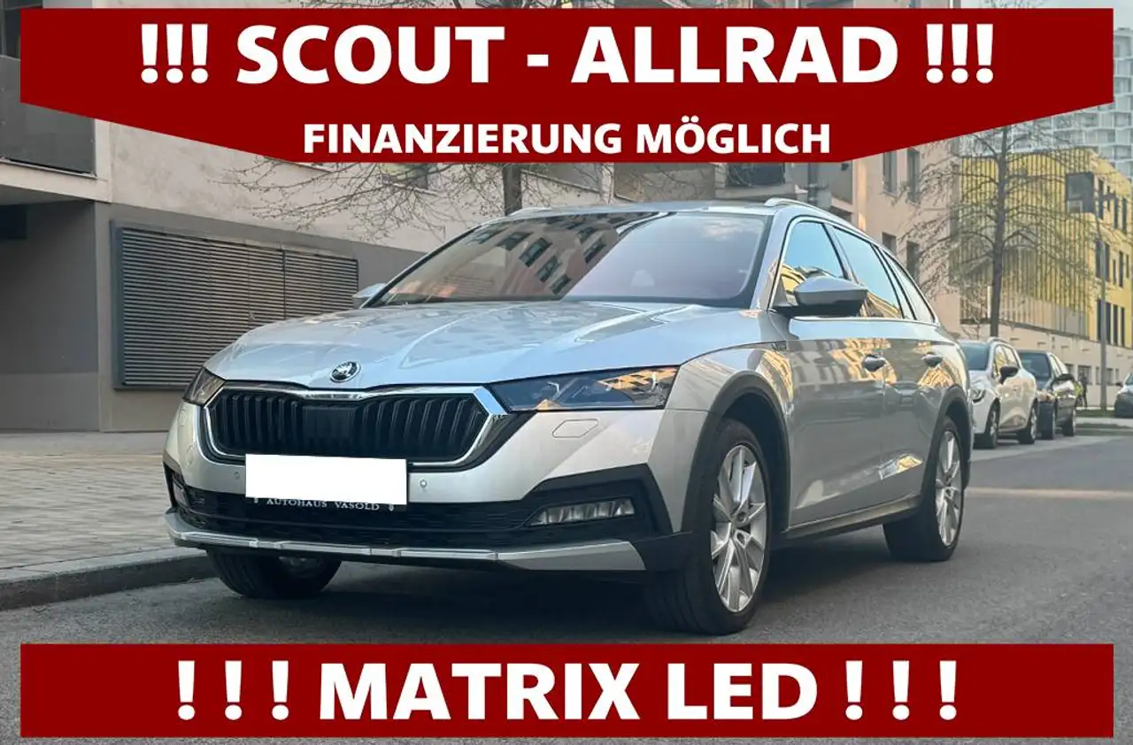 Skoda Octavia SCOUT 2,0 TDI 4x4 DSG | MATRIX LED | KAMERA — photo 1 of 31