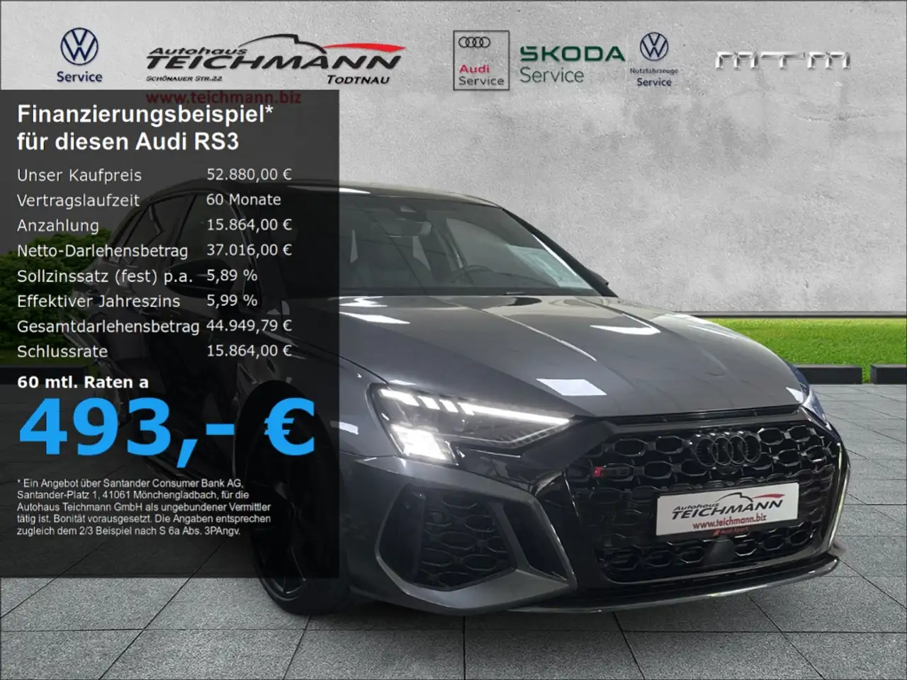 Audi RS3 Sportback 2.5TFSI quattro *Pano*Spurplatten* — photo 1 of 15