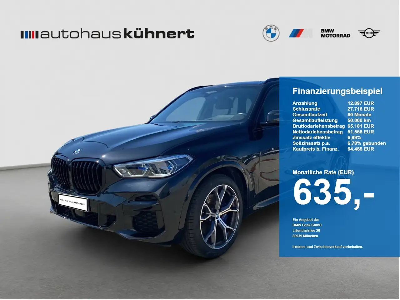 BMW X5 xDrive30d ///M-Sport ACC LED Luftfed. SpurAss — photo 1 of 15
