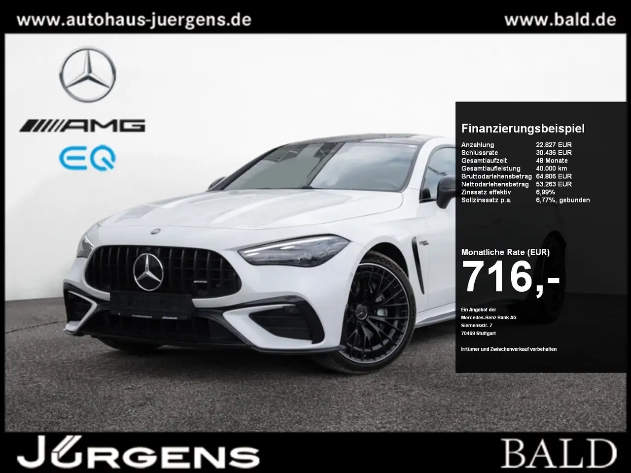 Mercedes-Benz CLE 53 AMG 4M+ Coupé Perf-Sitze/Pano/Burm/Night — photo 1 of 15