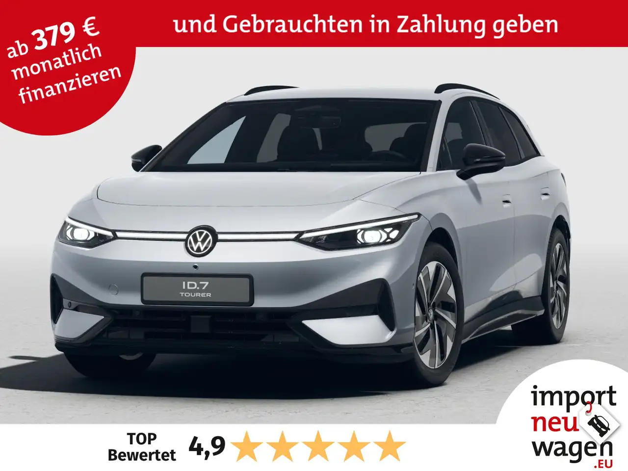 Volkswagen ID.7 Tourer Pro S AHK+Wärmepumpe+360° Kamera uvm! — photo 1 of 10